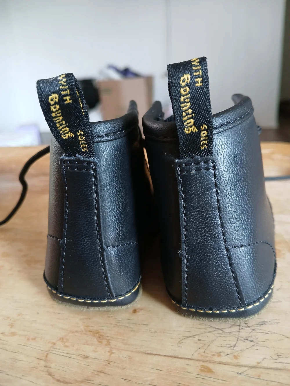 Dr. Martens Black Kids Lace-Up Ankle Boots